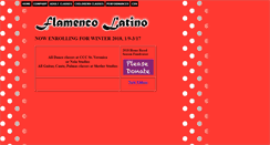 Desktop Screenshot of flamencolatino.com